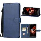 For Orbic Fun+ 4G Leather Phone Case(Blue) - 1