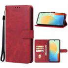 For Tecno Spark Go 2024 Leather Phone Case(Red) - 1