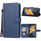 For Tecno Pova 6 Pro Leather Phone Case(Blue) - 1