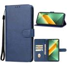 For Tecno Pova 6 Leather Phone Case(Blue) - 1