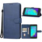 For Tecno Pop 6C Leather Phone Case(Blue) - 1