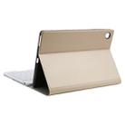 DY-M10P For Lenovo Smart Tab M10 HPD Plus TB-X606F 10.3 inch 2 in 1 Removable Magnetic ABS Bluetooth Keyboard + Protective Leather Tablet Case with Stand & Sleep / Wake-up & Pen Holder(Gold) - 6