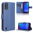 For Itel A26 Diamond Texture Leather Phone Case(Blue) - 1