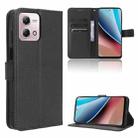 For Motorola Moto G Stylus 5G 2023 Diamond Texture Leather Phone Case(Black) - 1