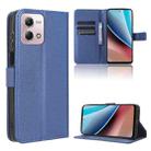 For Motorola Moto G Stylus 4G 2023 Diamond Texture Leather Phone Case(Blue) - 1