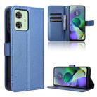 For Motorola Moto G54 5G Diamond Texture Leather Phone Case(Blue) - 1