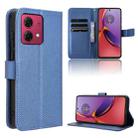 For Motorola Moto G84 5G Diamond Texture Leather Phone Case(Blue) - 1