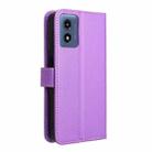 For Motorola Moto G Play 4G 2024 Diamond Texture Leather Phone Case(Purple) - 3