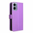 For Motorola Moto G Power 5G 2024 Diamond Texture Leather Phone Case(Purple) - 3