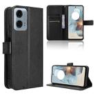 For Motorola Moto G34 5G Diamond Texture Leather Phone Case(Black) - 1