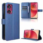 For Motorola Edge 50 Fusion Diamond Texture Leather Phone Case(Blue) - 1