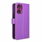 For Motorola Edge 50 Fusion Diamond Texture Leather Phone Case(Purple) - 3