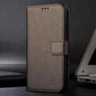 For Motorola Edge 50 Pro Diamond Texture Leather Phone Case(Brown) - 2