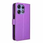 For Motorola Edge 50 Pro Diamond Texture Leather Phone Case(Purple) - 3