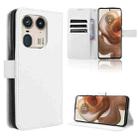 For Motorola Edge 50 Ultra / Moto X50 Ultra Diamond Texture Leather Phone Case(White) - 1