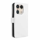 For Motorola Edge 50 Ultra / Moto X50 Ultra Diamond Texture Leather Phone Case(White) - 3