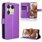 For Motorola Edge 50 Ultra / Moto X50 Ultra Diamond Texture Leather Phone Case(Purple) - 1