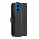 For Motorola Moto E14 / G04s / G24 Power Diamond Texture Leather Phone Case(Black) - 3