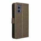 For Motorola Edge 2024 5G Diamond Texture Leather Phone Case(Brown) - 3