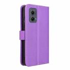 For Motorola Edge 2024 5G Diamond Texture Leather Phone Case(Purple) - 3