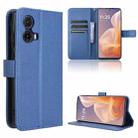 For Motorola Moto G85 5G / S50 Neo 5G Diamond Texture Leather Phone Case(Blue) - 1