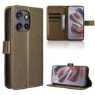 For Motorola Moto S50 5G / Edge 50 Neo Diamond Texture Leather Phone Case(Brown) - 1