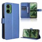 For Motorola Moto G35 5G Diamond Texture Leather Phone Case(Blue) - 1