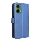 For Motorola Moto G35 5G Diamond Texture Leather Phone Case(Blue) - 3