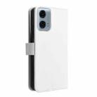 For Motorola Moto G45 5G Diamond Texture Leather Phone Case(White) - 3