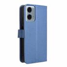 For Motorola Moto G45 5G Diamond Texture Leather Phone Case(Blue) - 3