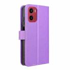 For Motorola Moto G05 4G / E15 4G Diamond Texture Leather Phone Case(Purple) - 3