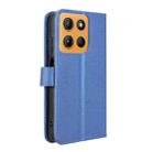 For Motorola Moto G15 4G / G15 Power 4G Diamond Texture Leather Phone Case(Blue) - 3