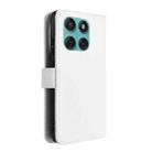 For Motorola Edge 60 Fusion Diamond Texture Leather Phone Case(White) - 3
