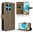For Motorola Edge 60 Fusion Diamond Texture Leather Phone Case(Brown) - 1