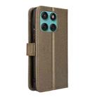 For Motorola Edge 60 Fusion Diamond Texture Leather Phone Case(Brown) - 3