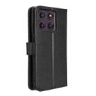 For Motorola Edge 60 Pro Diamond Texture Leather Phone Case(Black) - 3