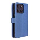 For Motorola Edge 60 Pro Diamond Texture Leather Phone Case(Blue) - 3