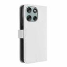 For Motorola Moto G56 / G66j / G66y 5G Diamond Texture Leather Phone Case(White) - 3