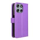 For Motorola Moto G56 / G66j / G66y 5G Diamond Texture Leather Phone Case(Purple) - 3