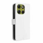 For Motorola Moto G86 5G Diamond Texture Leather Phone Case(White) - 3