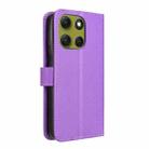 For Motorola Moto G86 5G Diamond Texture Leather Phone Case(Purple) - 3