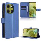 For Motorola Moto G86 Power 5G Diamond Texture Leather Phone Case(Blue) - 1