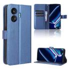 For Realme GT Neo5 SE Diamond Texture Leather Phone Case(Blue) - 1