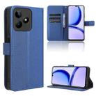 For Realme C53 4G / Narzo N53 4G Diamond Texture Leather Phone Case(Blue) - 1