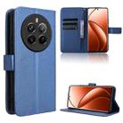 For Realme Narzo 70 Pro 5G Diamond Texture Leather Phone Case(Blue) - 1