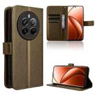 For Realme Narzo 70 Pro 5G Diamond Texture Leather Phone Case(Brown) - 1