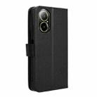 For Realme 12 Lite 4G Diamond Texture Leather Phone Case(Black) - 3