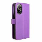 For Realme 12 Lite 4G Diamond Texture Leather Phone Case(Purple) - 3