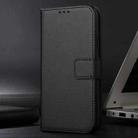 For Realme GT Neo6 SE 5G Diamond Texture Leather Phone Case(Black) - 2