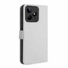 For Realme Note 50 4G Diamond Texture Leather Phone Case(White) - 3